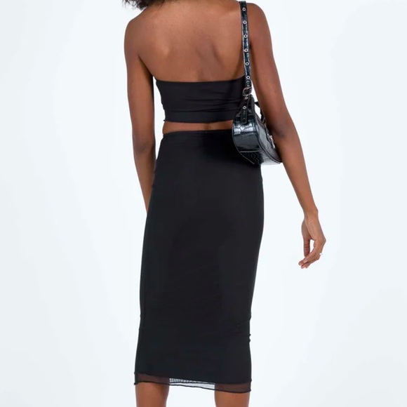 NWT Princess Polly Mullins Black Set Size Size 0 - Picture 2 of 2